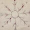 13" White Snowflake Embroidered Plush Christmas Throw Pillow